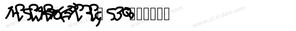 The Secret Love Reg-SVG字体转换
